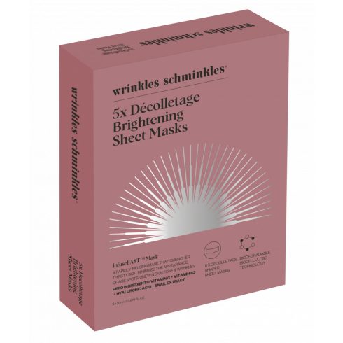 Fátyolmaszk DEKOLTÁZSRA – InfuseFAST Decolletage Sheet Mask (5db)